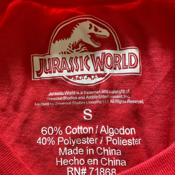 New Jurassic World Tank Top size Small - Picture 2 of 3